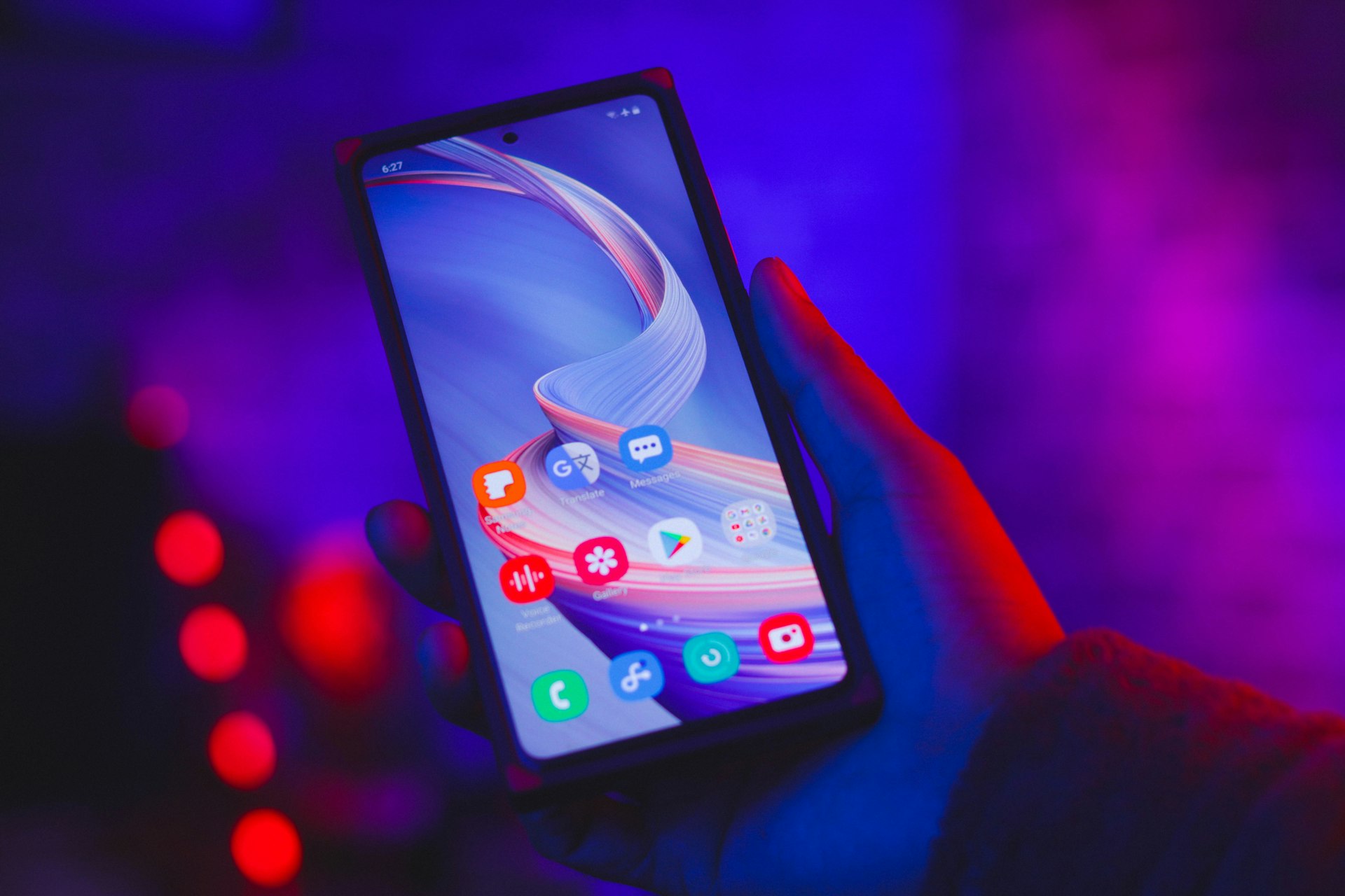 androd phone with apps